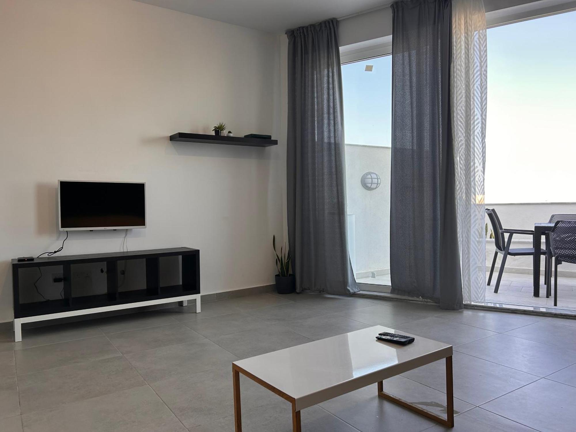 Qawra Penthouse 4person Ac+wifi Apartment